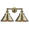 Briarcliff 2 Light 19" LED Bath Light - Antique Brass - Antique Brass