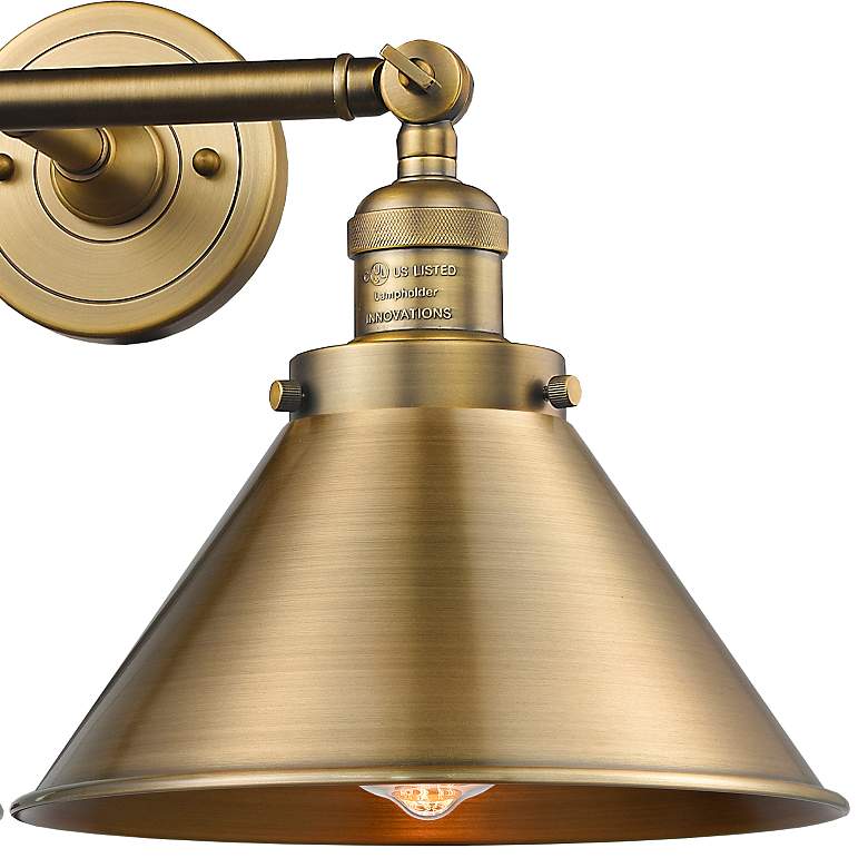 Image 2 Briarcliff 2 Light 19" LED Bath Light - Brushed Brass - Brushed Brass more views