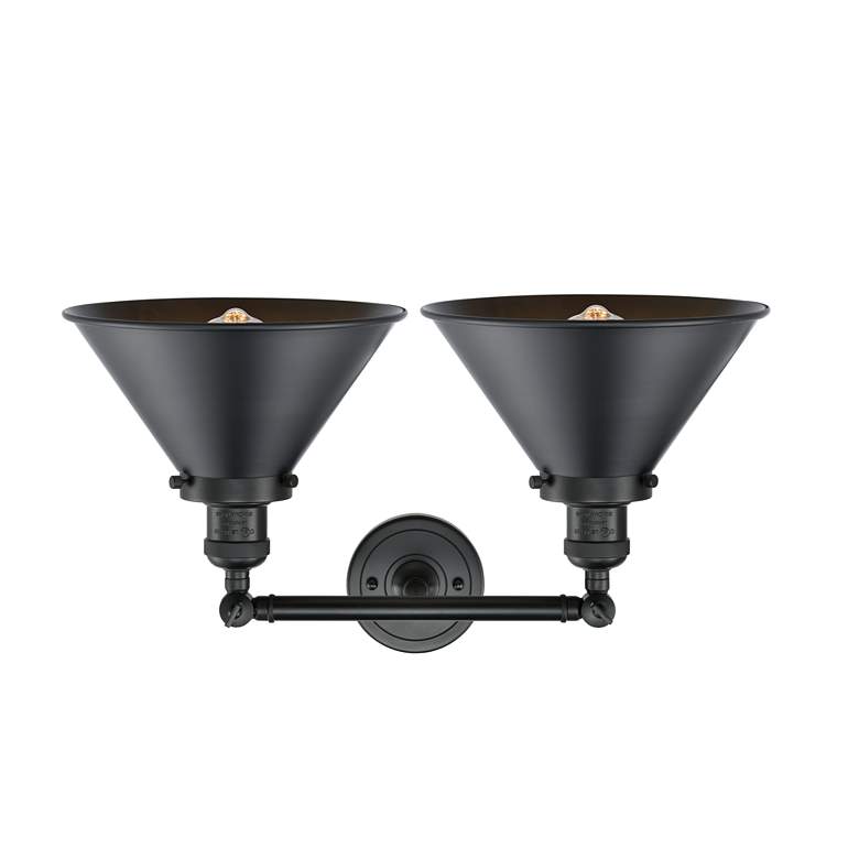 Image 4 Briarcliff 2 Light 19" LED Bath Light - Matte Black - Matte Black Shad more views