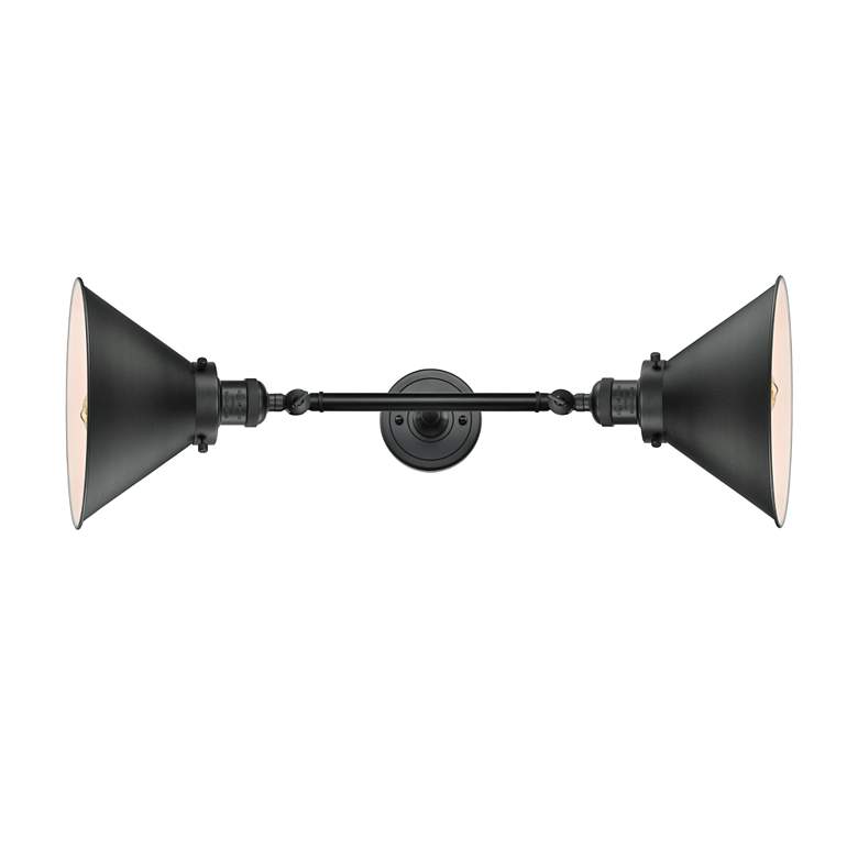 Image 6 Briarcliff 2 Light 19" LED Bath Light - Matte Black - Matte Black Shad more views