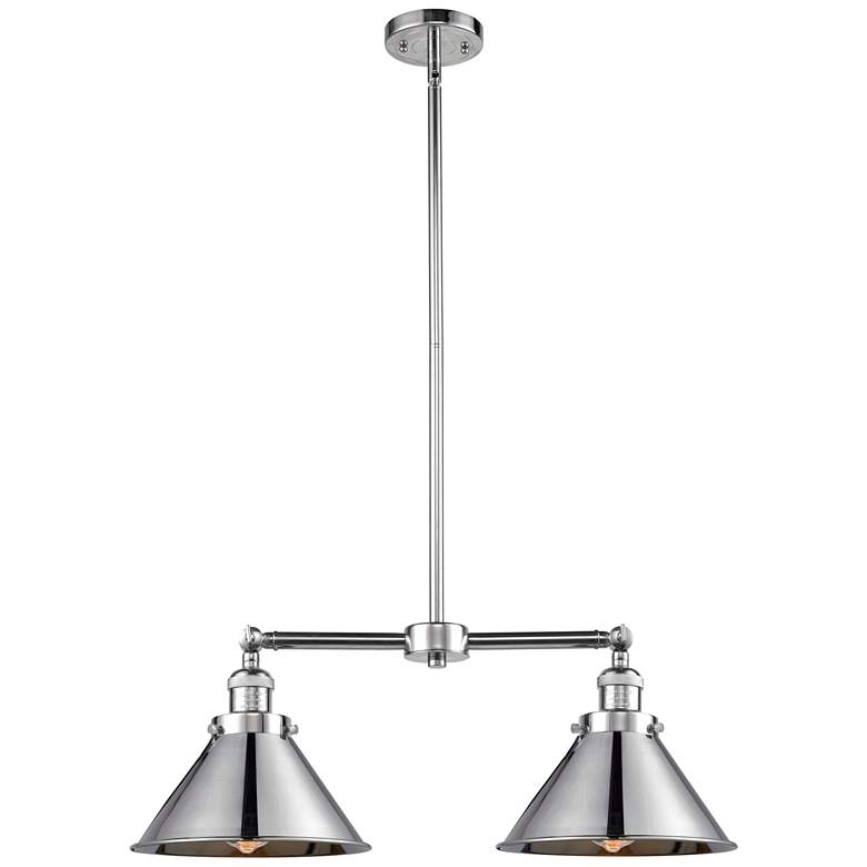 Image 1 Briarcliff 21" 2-Light Polished Chrome Island Light