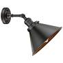 4_Briarcliff 8" High Oil-Rubbed Bronze Adjustable Wall Sconce more views