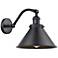 Briarcliff 8" LED Sconce - Matte Black Finish - Matte Black Shade