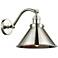 Briarcliff 8" LED Sconce - Nickel Finish - Nickel Shade