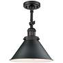 1_Briarcliff 9 3/4" Wide Matte Black LED Adjustable Ceiling Light
