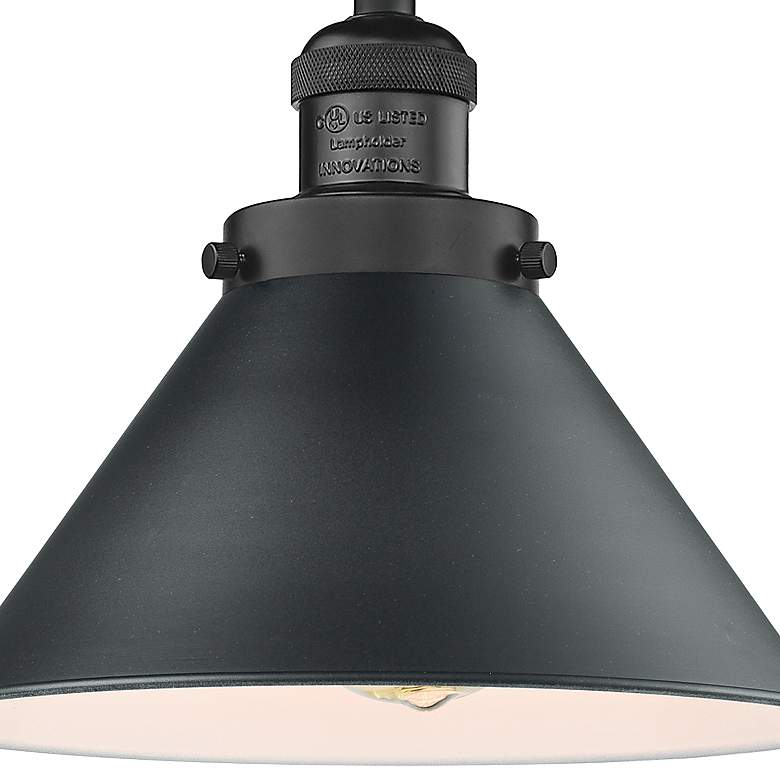 Image 2 Briarcliff 9 3/4" Wide Matte Black LED Adjustable Ceiling Light more views