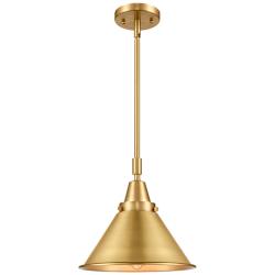 Briarcliff 9 3/4" Wide Satin Gold Mini Pendant