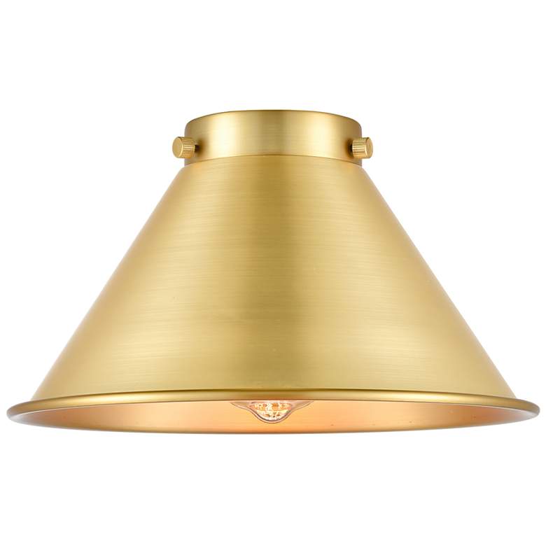 Image 5 Briarcliff 9 3/4" Wide Satin Gold Mini Pendant more views