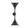 5_Briarcliff 9" High Matte Black 2-Light LED Wall Sconce more views