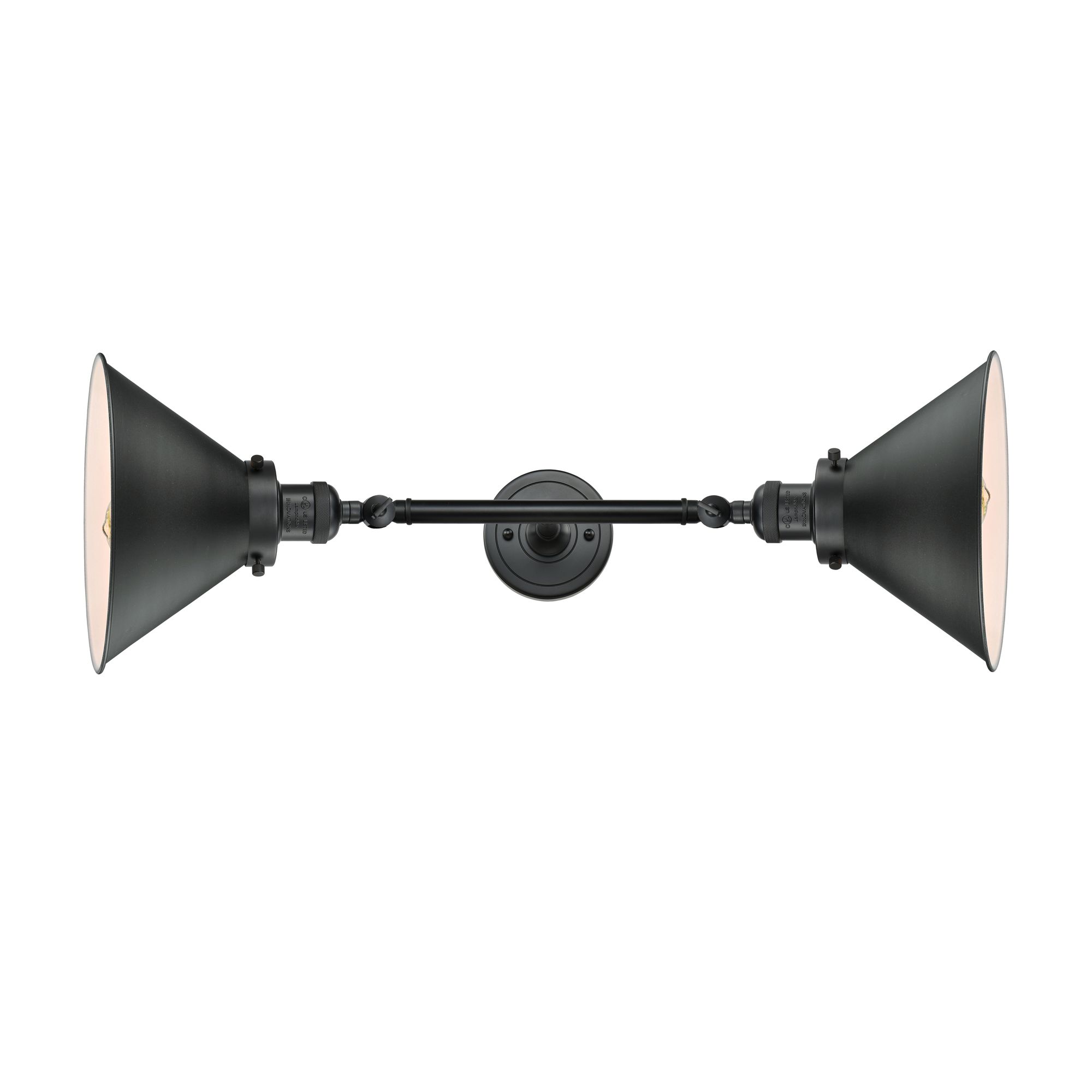 Image 6 Briarcliff 9" High Matte Black 2-Light LED Wall Sconce more views