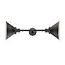 6_Briarcliff 9" High Matte Black 2-Light LED Wall Sconce more views