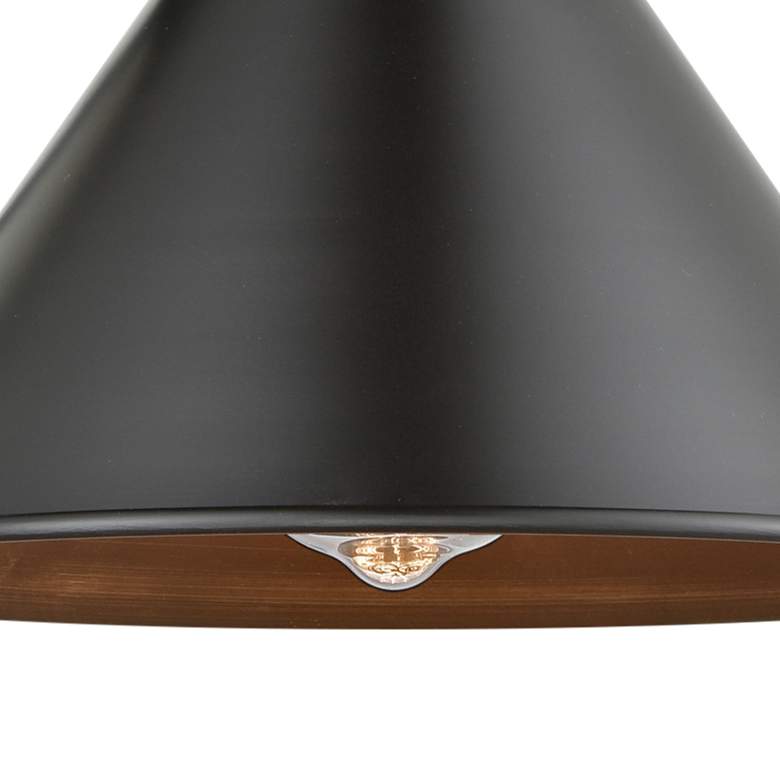 Image 2 Briarcliff 9"H Matte Black 2-Light Adjustable Wall Sconce more views