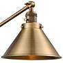 Briarcliff Brushed Brass Swing Arm Wall Lamp
