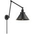 Briarcliff Matte Black Adjustable Swing Arm LED Wall Lamp