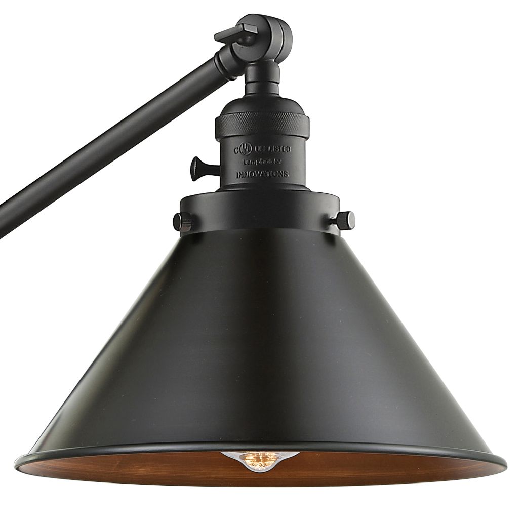 Briarcliff Oil-Rubbed Bronze Swing Arm Wall Lamp