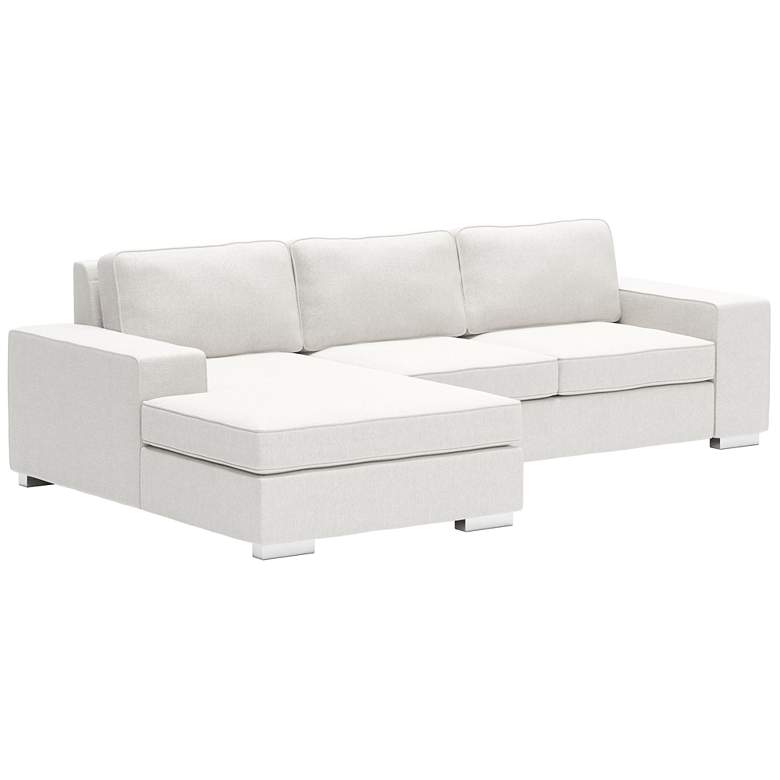 Image 1 Brickell Sectional White