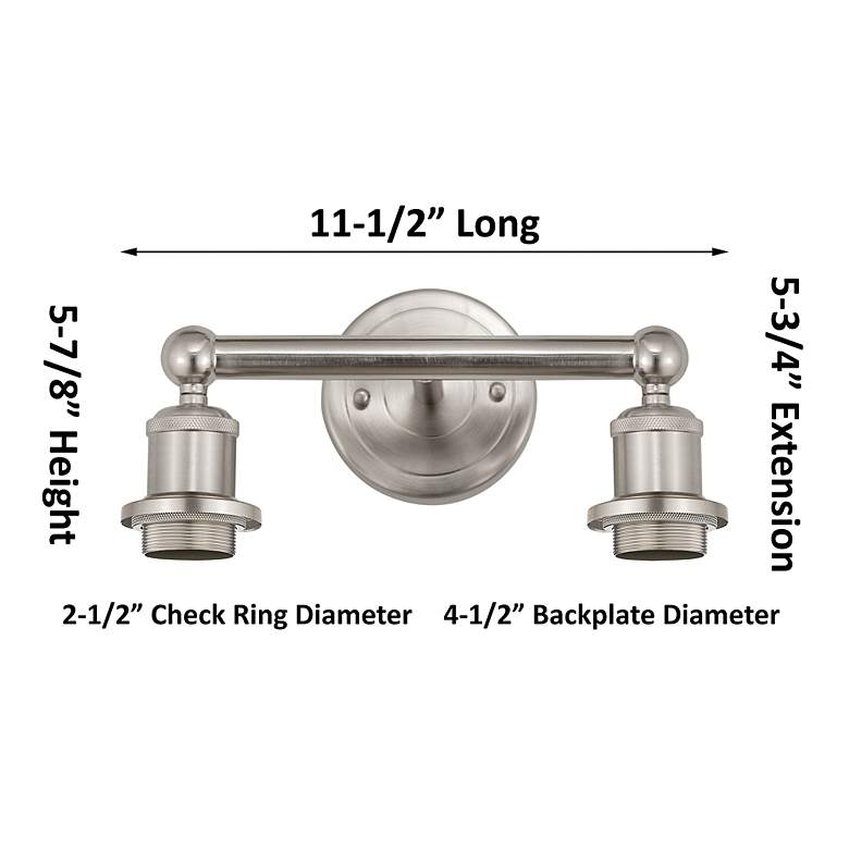 Image 3 Bridal Veil 11 1/4"H Brass Blue Glass 2-Light Wall Sconce more views