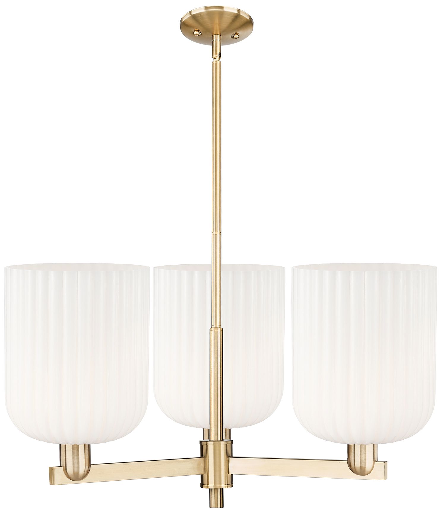Bridal Veil - 3 Light - 30 inch - Champagne Bronze - Island Light