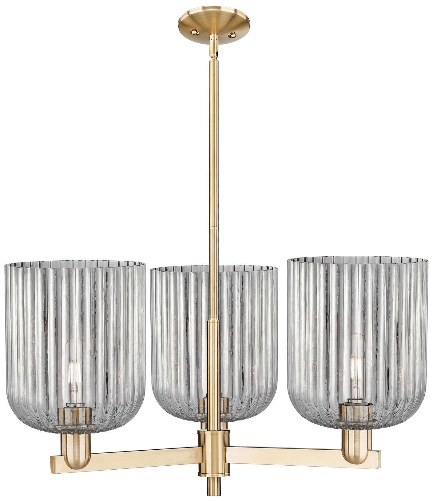 Bridal Veil - 3 Light - 30 inch - Champagne Bronze - Island Light