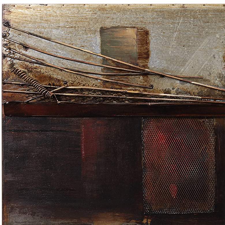 Image 3 Bridge to the City 1 72"W Mixed Media Dimensional Wall Art more views