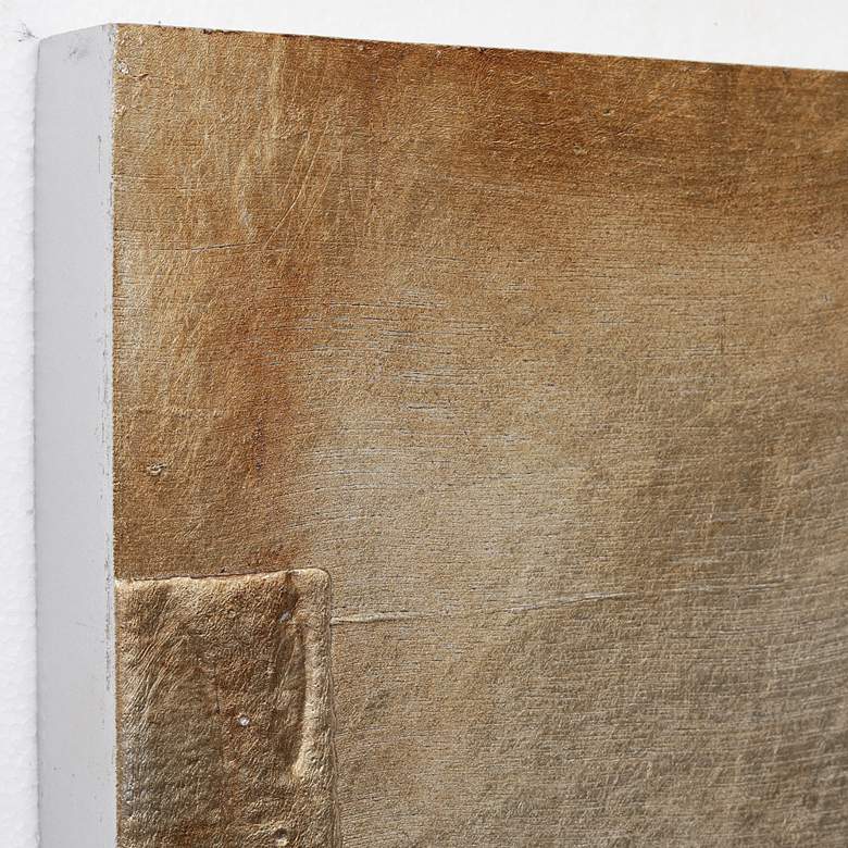 Image 5 Bridge to the City 2 64"W Metallic Rugged Wooden Wall Art more views