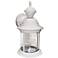 Bridgeport Matte White Outdoor Wall Light