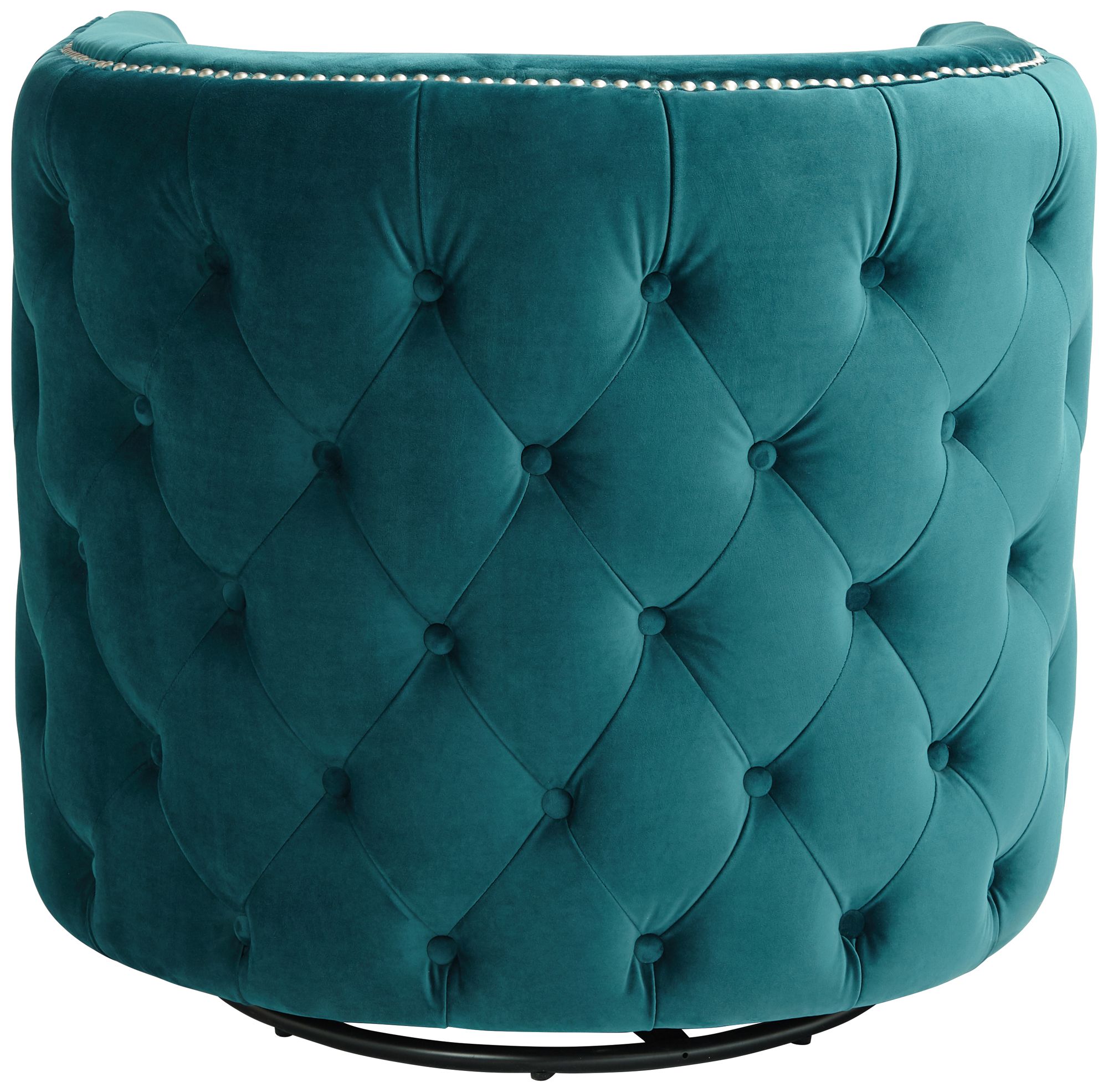 tufted teal chair