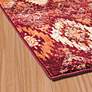 Bridges San Paula 5'3"x7'2" Crimson Area Rug
