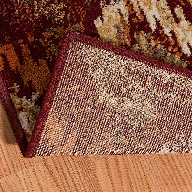 Image 4 Bridges San Paula 5'3"x7'2" Crimson Area Rug more views