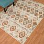 Bridges San Paula 5'3"x7'2" Linen Area Rug