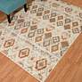 Thumbnail4 of Bridges San Paula 7'10"x10'6" Linen Oversize Area Rug more views