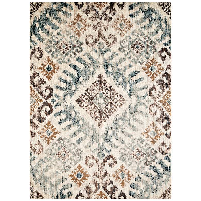 Image 2 Bridges Verazanno 5'3"x7'2" Blue Area Rug