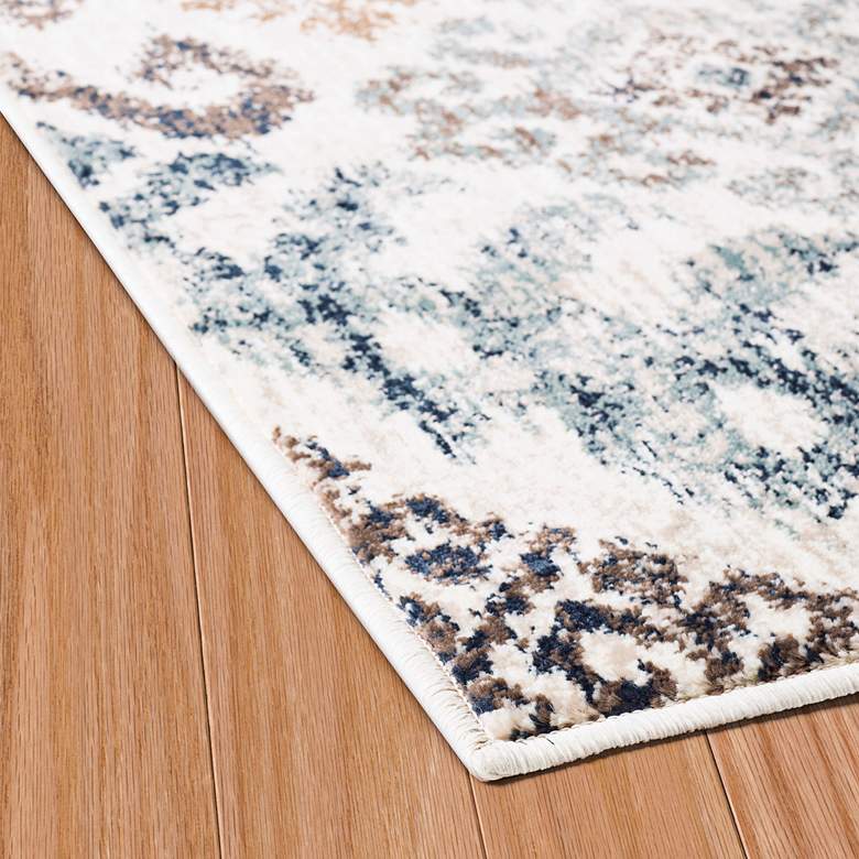 Image 3 Bridges Verazanno 5'3"x7'2" Blue Area Rug more views