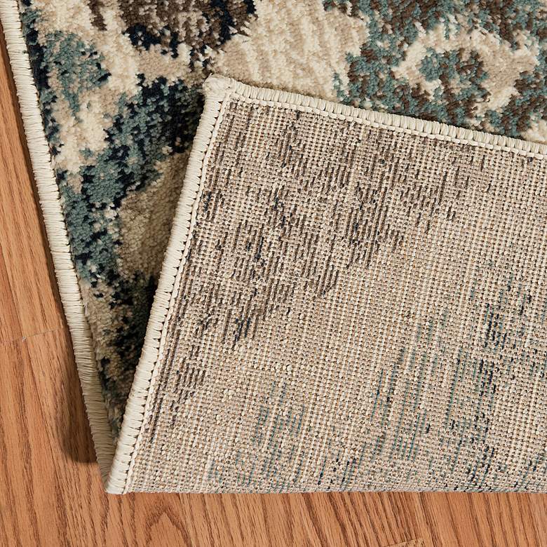 Image 4 Bridges Verazanno 5'3"x7'2" Blue Area Rug more views