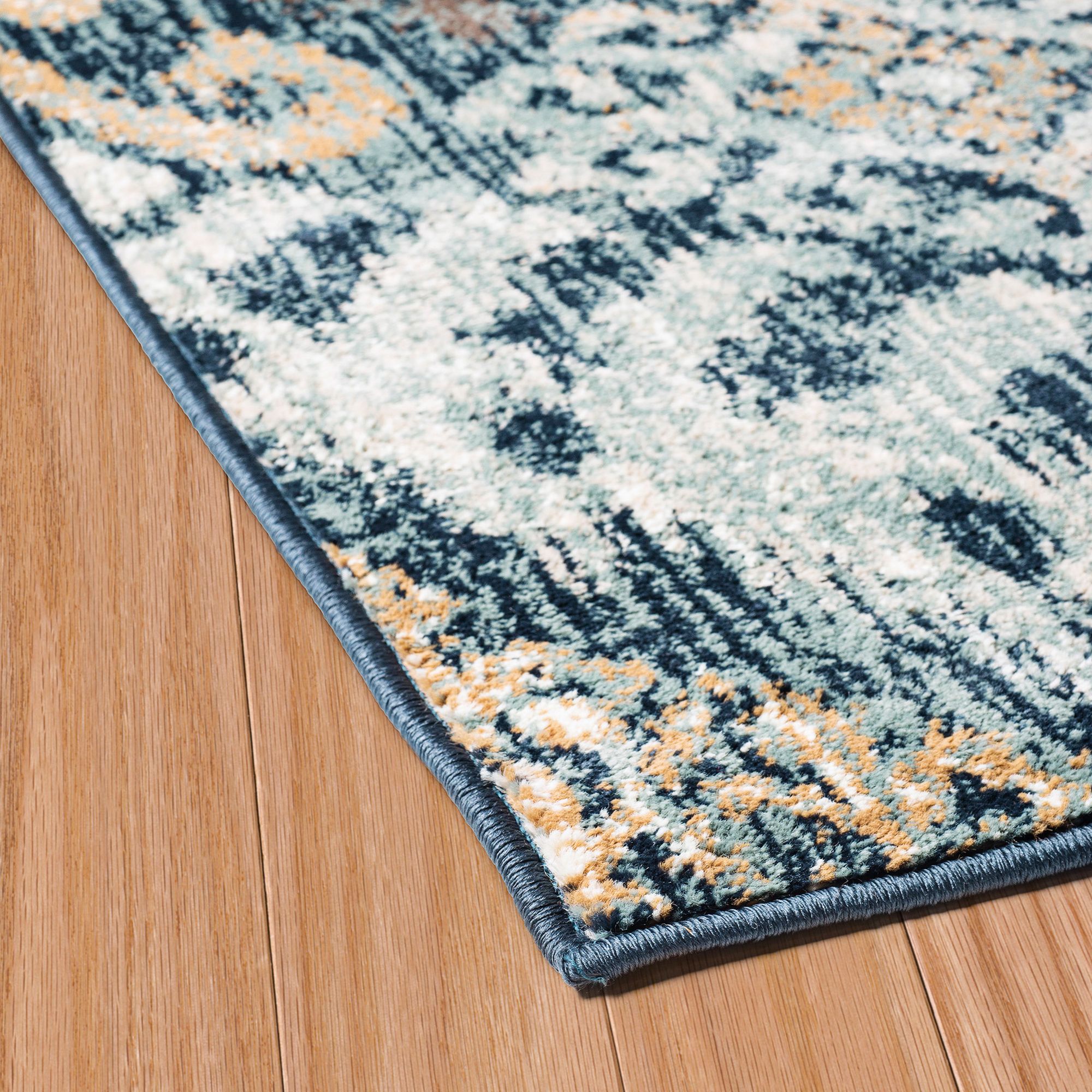 Image 3 Bridges Verazanno 5'3"x7'2" Navy Area Rug more views