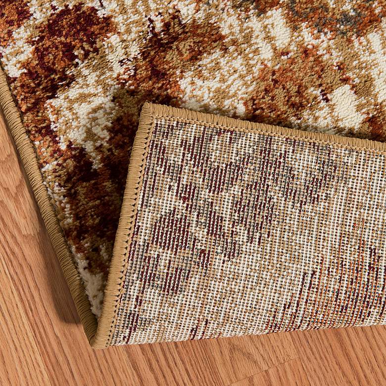 Image 4 Bridges Verazanno 5'3"x7'2"Crimson Area Rug more views