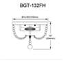 Thumbnail3 of Bridget 13" Wide 2-Light White Finish Flush Mount w/ White Shade more views