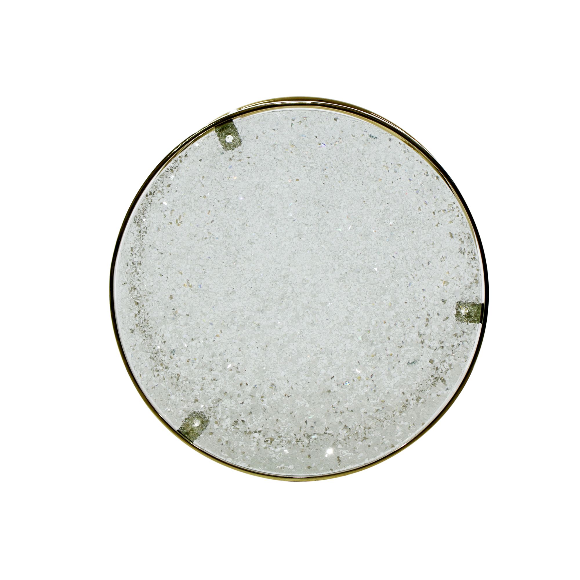 Image 5 Bridget 18" High Gold Nesting Tables Set of 2 more views