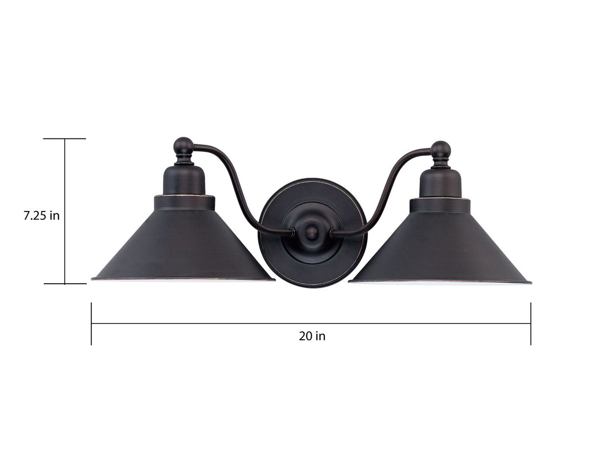 Bridgeview; 2 Light Wall Sconce