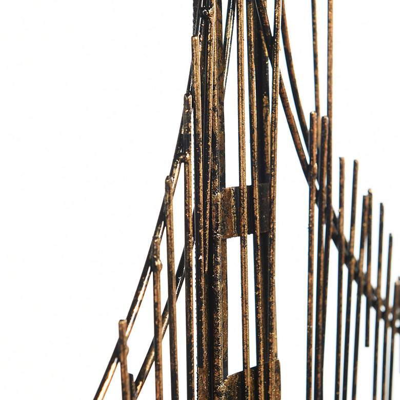 Image 6 Bridgeway 40"W x 23.6"H Metal Wall Art Sculpture more views