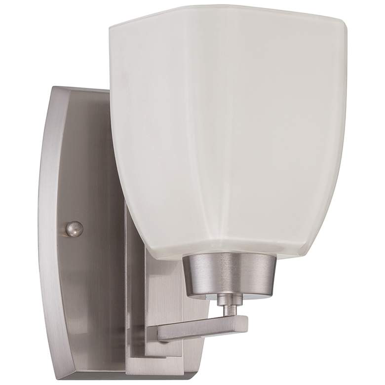 Image 1 Bridwell 1 Light Wall Sconce in Brushed Polished Nickel