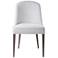 Brie Armless Chair, White, set of 2