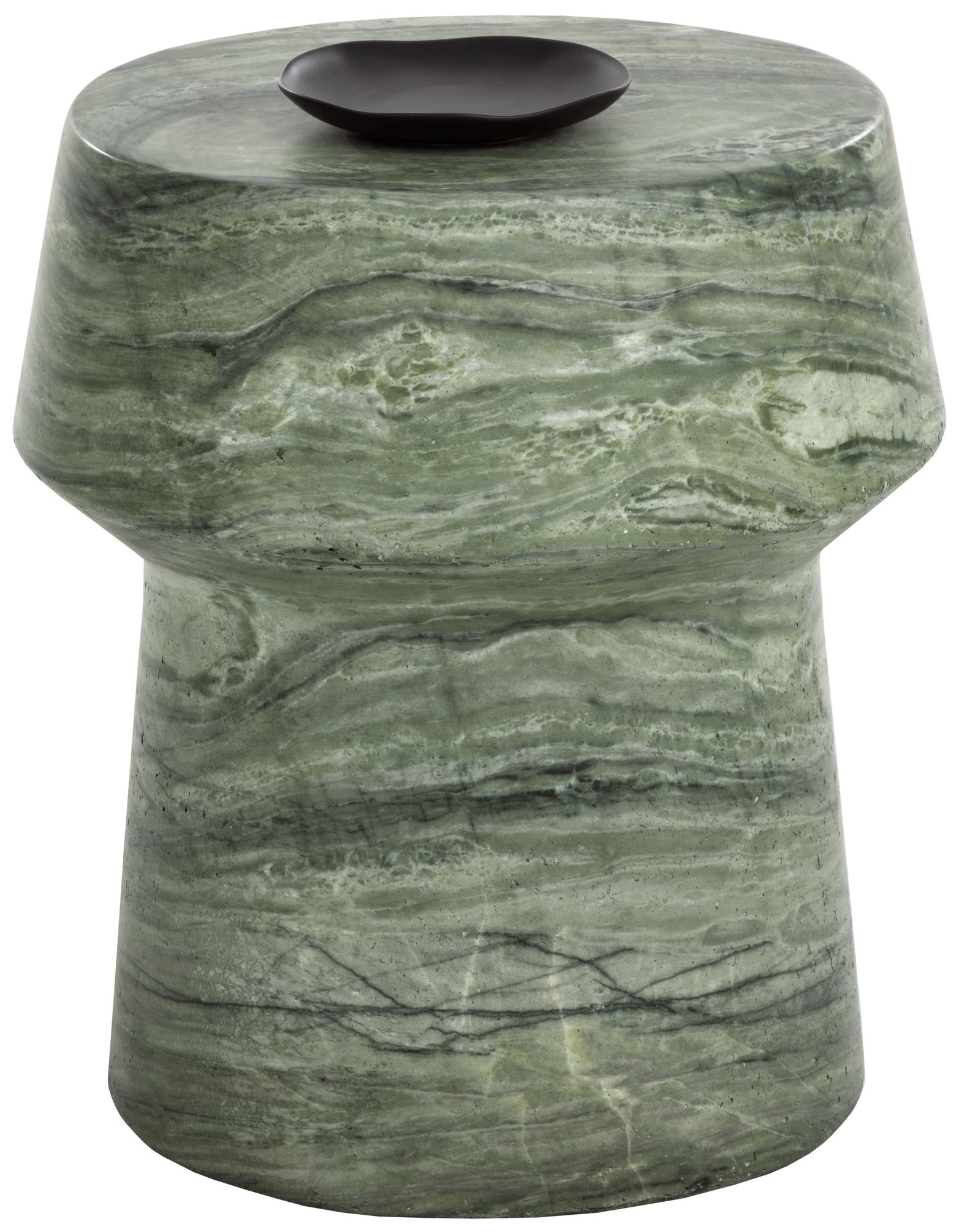 Image 2 Brie End Table - Marble Look - Sage more views