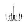 4_Brielle 6 Lts Pendant In Black more views