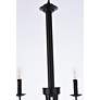 7_Brielle 6 Lts Pendant In Black more views