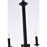 5_Brielle 6 Lts Pendant In Black more views