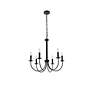 7_Brielle 6 Lts Pendant In Black more views