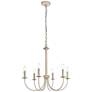 Brielle 6 Lts Pendant In Weathered Dove