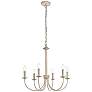 1_Brielle 6 Lts Pendant In Weathered Dove