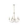 7_Brielle 6 Lts Pendant In Weathered Dove more views